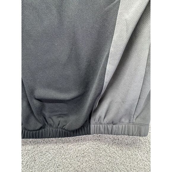 Nike Golf V-Neck Cuscowilla‎ Size XL Therma-Fit Fleece Pullover Black Gray - Picture 10 of 10